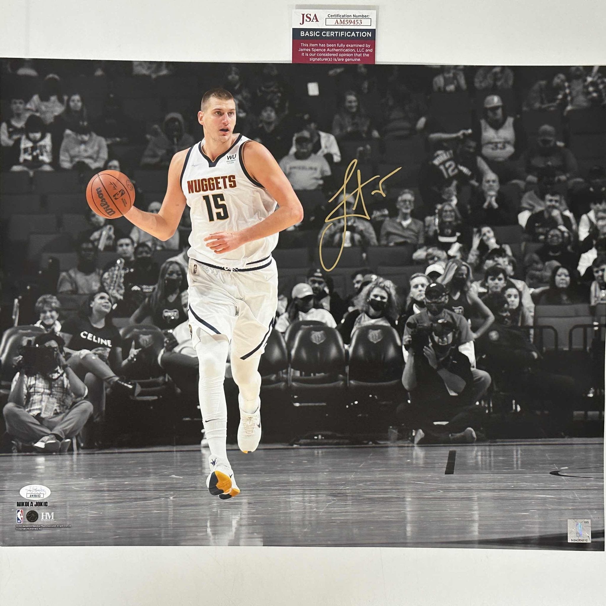 Autographed/Signed Nikola Jokic Denver Nuggets 16x20 Basketball Photo JSA COA #1 - Sports Gifts, Sports Memorabilia, Sports Collectibles, Fan Shop