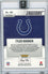 2025 Panini Instant Tyler Warren #164 Magma 1/1 Indianapolis Colts Rookie RC Football Card