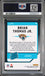 Graded 2024 Panini Donruss Optic Brian Thomas Jr. #214 Rookie RC Football Card PSA 6 Excellent