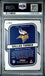 Graded 2024 Panini Donruss Dallas Turner #TR9 The Rookies Rookie RC Football Card PSA 10 Gem Mint