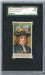 Graded 1888 W. Duke, Sons & Co. N76 Great Americans William Penn Baseball Tobacco Card SGC 1