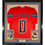 Framed Autographed/Signed Azeez Al Shaair 35x39 Houston Red Football Jersey Beckett BAS COA