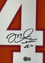 Framed Autographed/Signed Mike Alstott 35x39 Tampa Bay Orange Creamsicle Football Jersey Beckett BAS COA