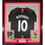 Framed Autographed/Signed Wayne Rooney 35x39 Manchester United Black 2008 Soccer Jersey Beckett BAS COA