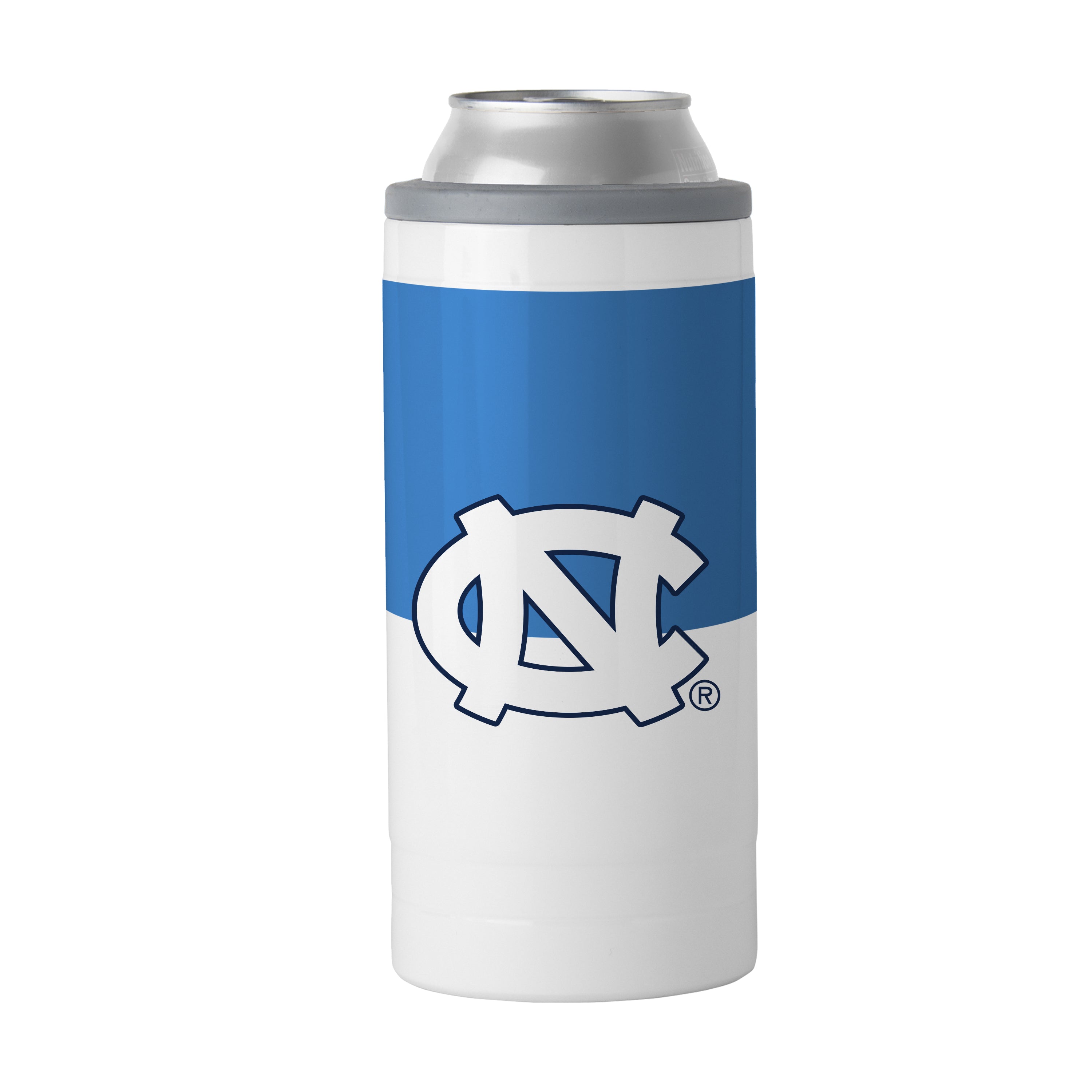North Carolina 12oz Colorblock Slim Can Coolie