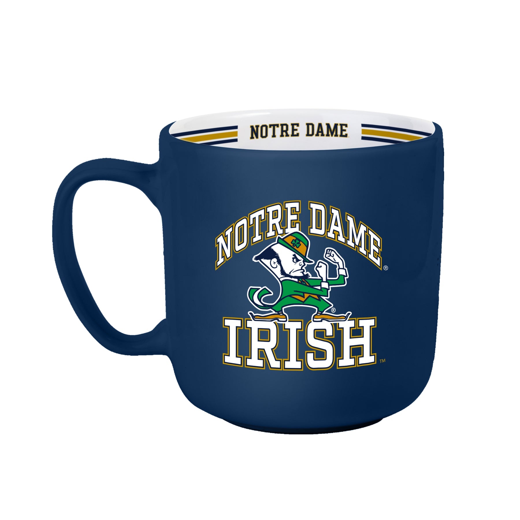 Notre Dame 15oz Stripe Mug - Sports Collectibles, Sports Memorabilia, Sports Fan Shop, Sports Gifts