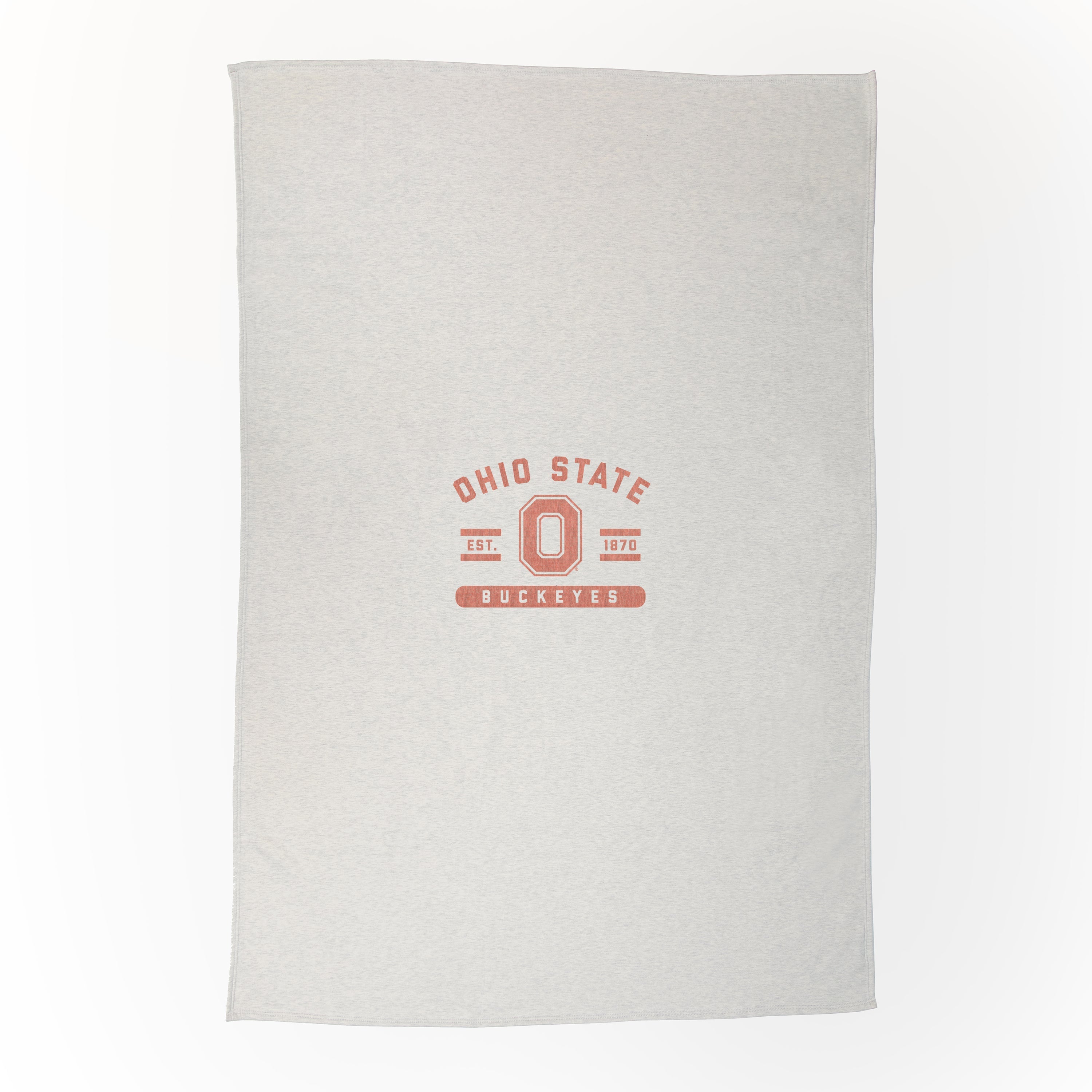 Ohio State Oatmeal Sweatshirt Blanket
