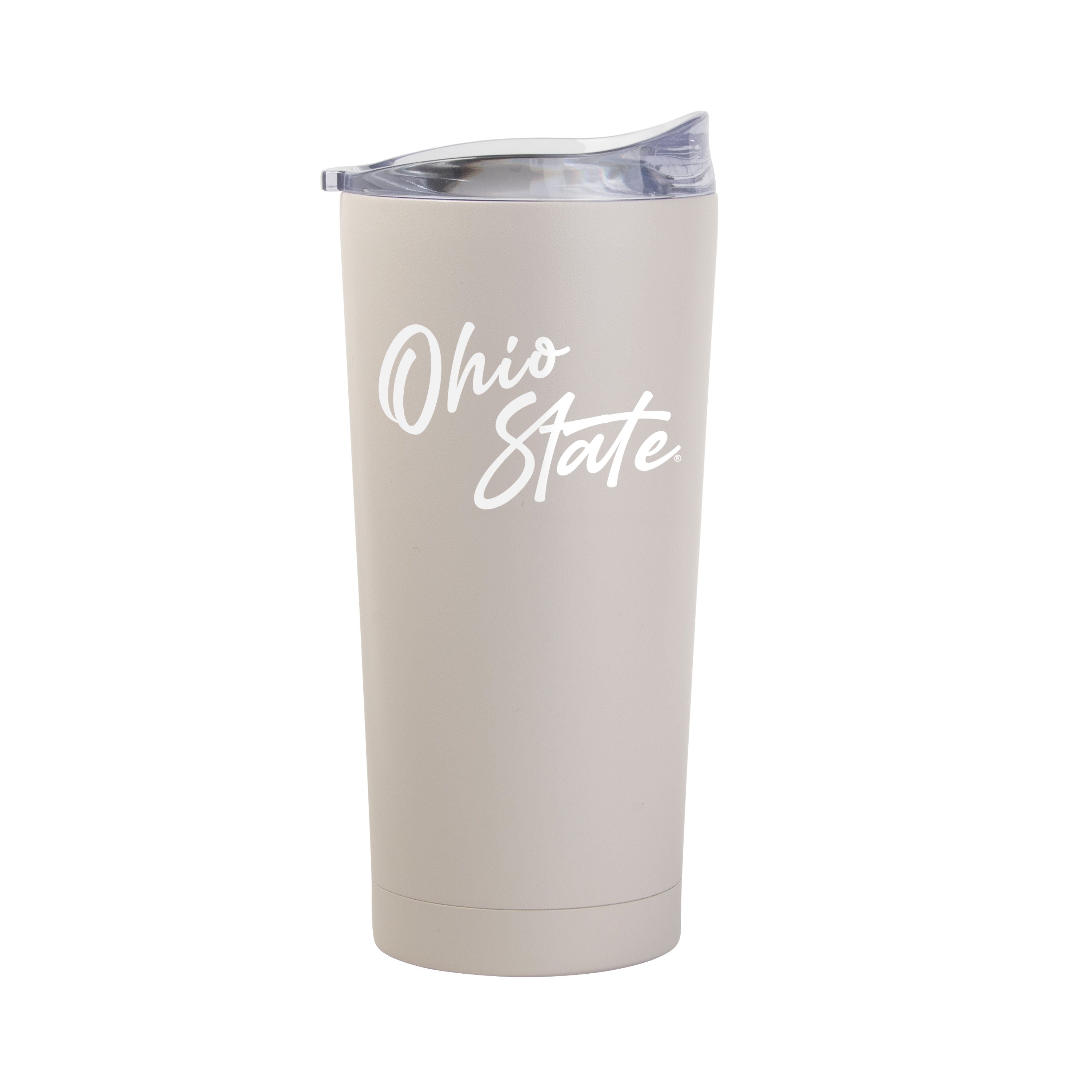 Ohio State 20oz Script Ohio State Sand Powder Coat Tumbler