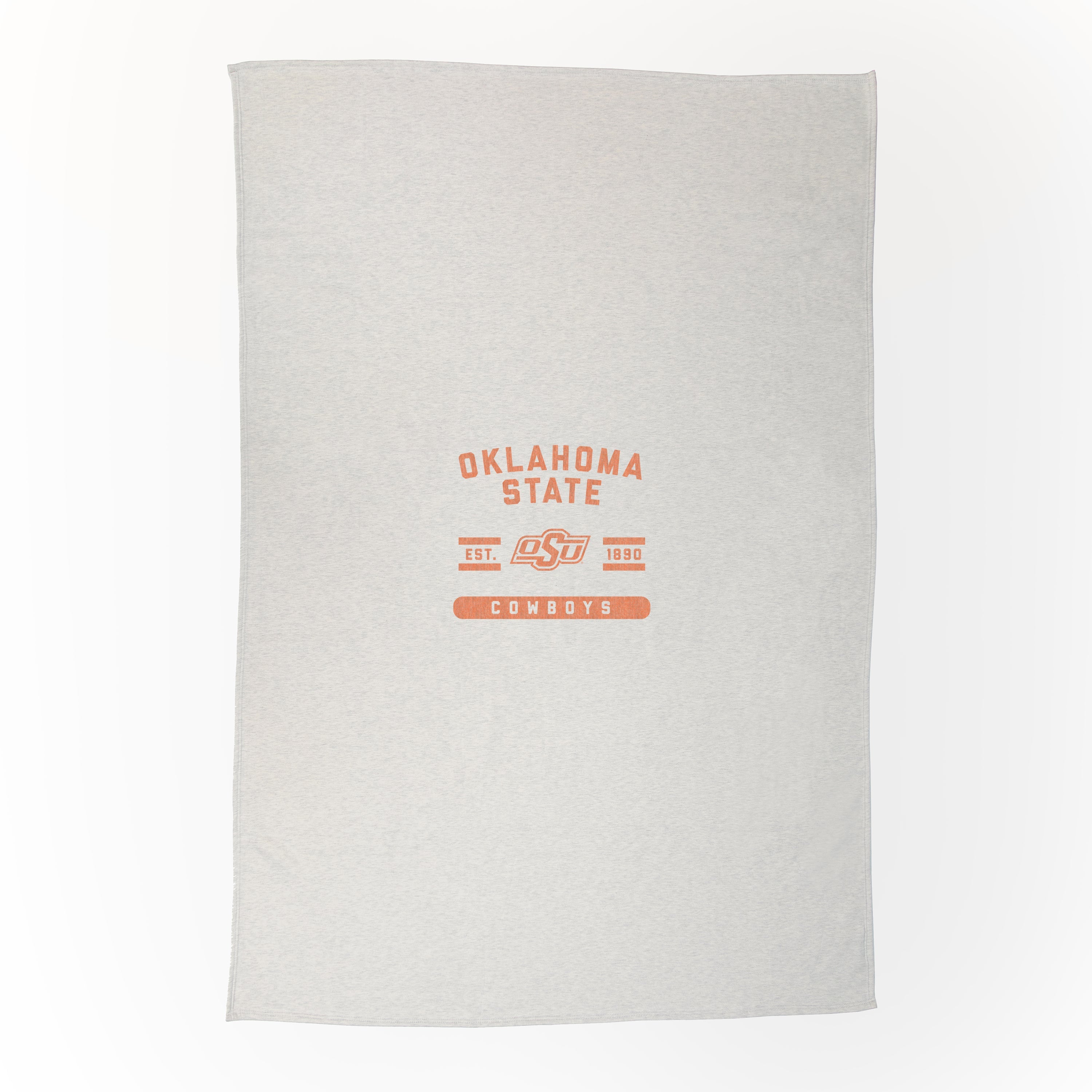 Oklahoma State Oatmeal Sweatshirt Blanket