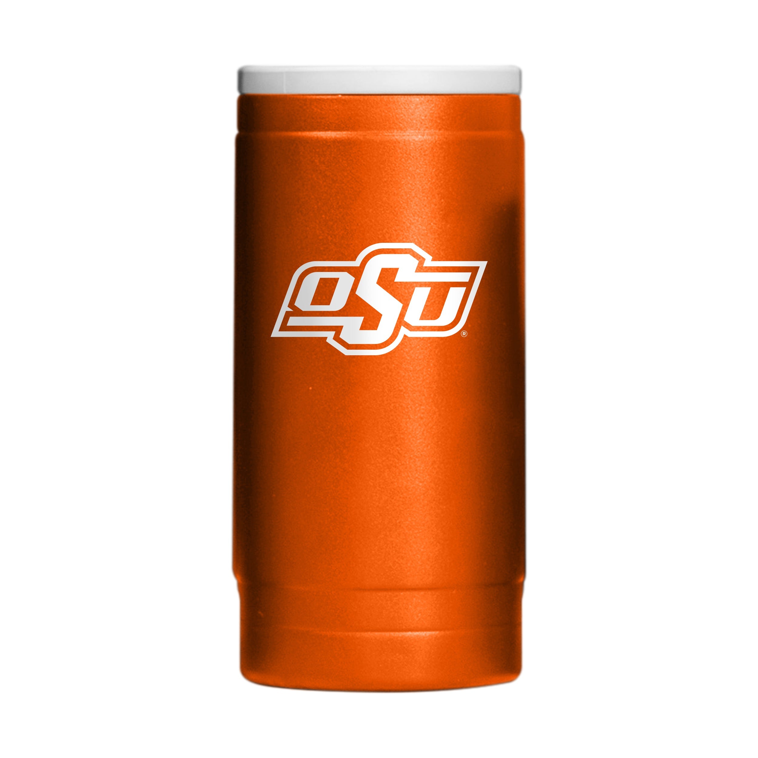 Oklahoma State Flipside Powder Coat Slim Can Coolie