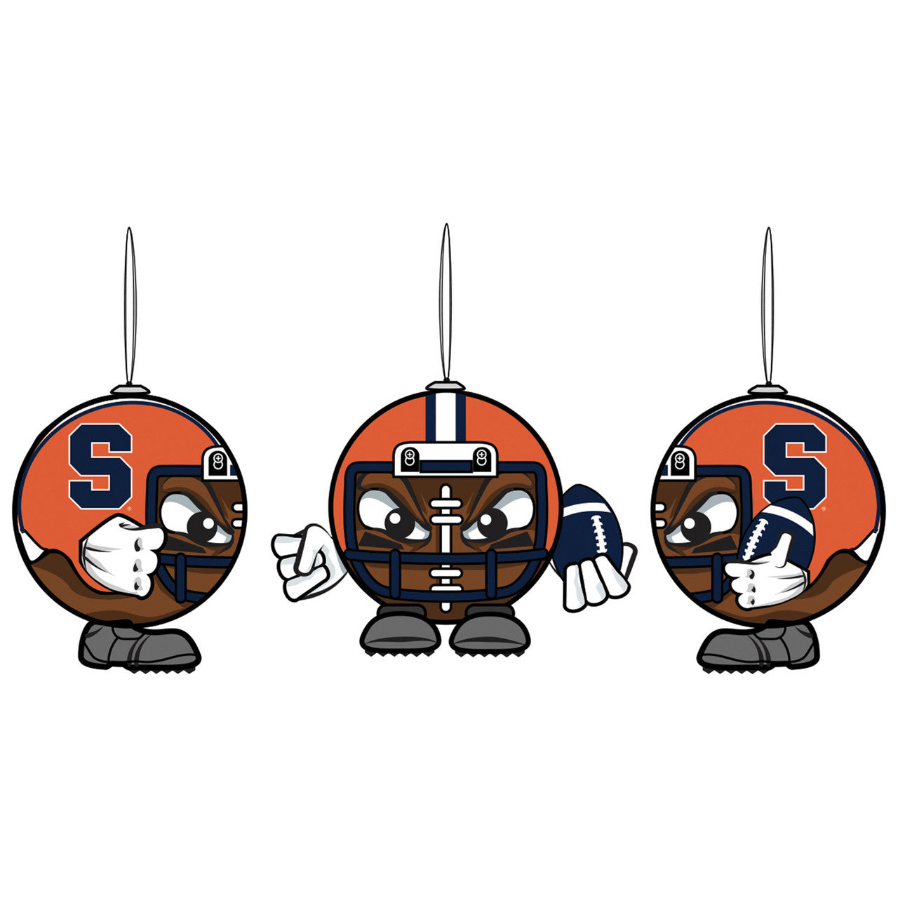 Syracuse Orange Ornament Ball Head - Sports Collectibles, Sports Memorabilia, Sports Fan Shop, Sports Gifts