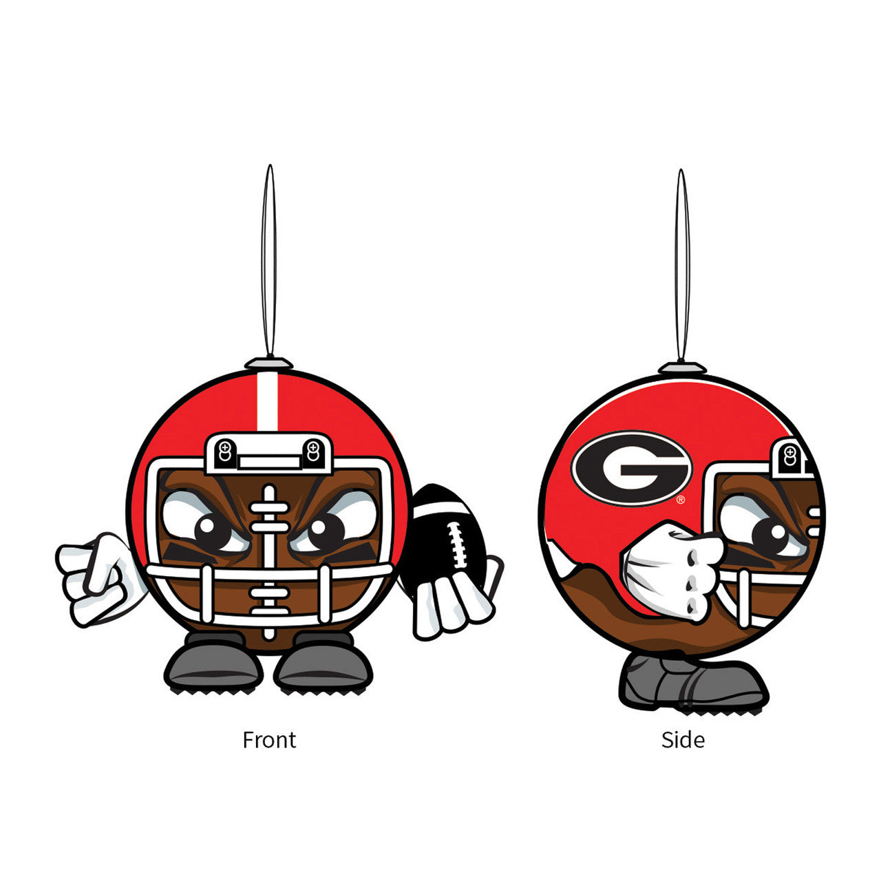 Georgia Bulldogs Ornament Ball Head - Sports Collectibles, Sports Memorabilia, Sports Fan Shop, Sports Gifts