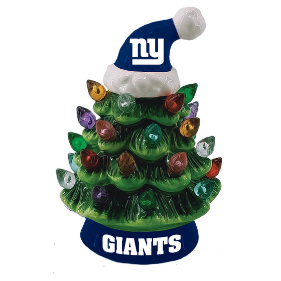 New York Giants Ornament Christmas Tree LED 4 Inch