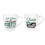 New York Jets Coffee Mug 17oz Ceramic 2 Piece Set with Gift Box - Sports Collectibles, Sports Memorabilia, Sports Fan Shop, Sports Gifts