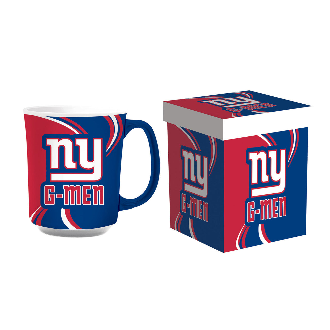 New York Giants Coffee Mug 14oz Ceramic with Matching Box - Sports Collectibles, Sports Memorabilia, Sports Fan Shop, Sports Gifts