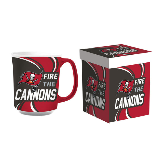 Tampa Bay Buccaneers Coffee Mug 14oz Ceramic with Matching Box - Sports Collectibles, Sports Memorabilia, Sports Fan Shop, Sports Gifts