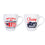 New England Patriots Coffee Mug 17oz Ceramic 2 Piece Set with Gift Box - Sports Collectibles, Sports Memorabilia, Sports Fan Shop, Sports Gifts