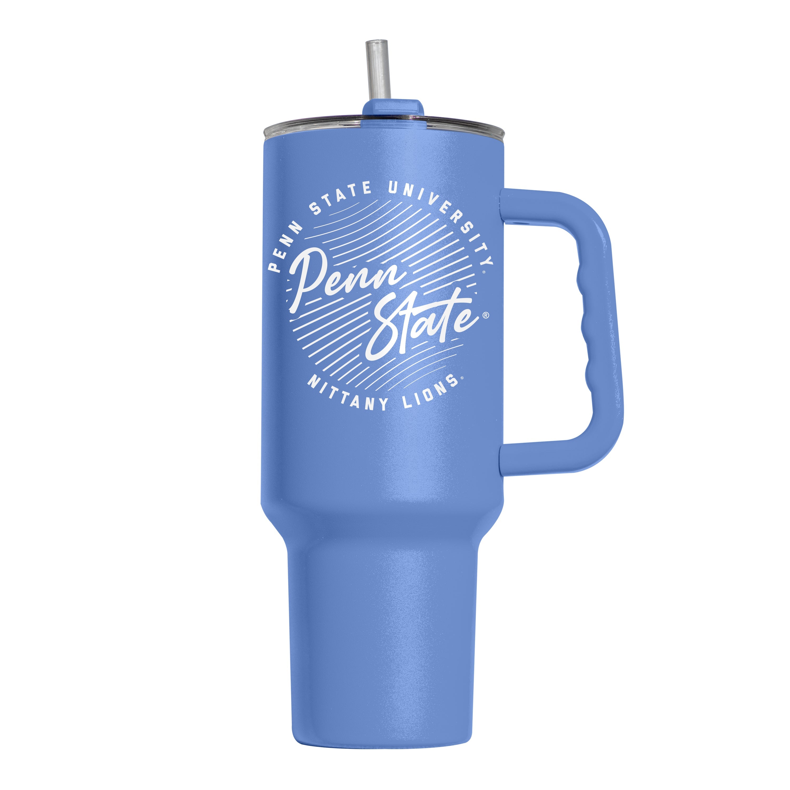 Penn State 40oz Retro Script Arctic Powder Coat Tumbler