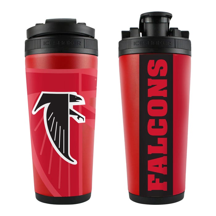 Atlanta Falcons Classic 26oz 4D Stainless Steel Ice Shaker - Sports Gifts, Sports Memorabilia, Sports Collectibles, Fan Shop