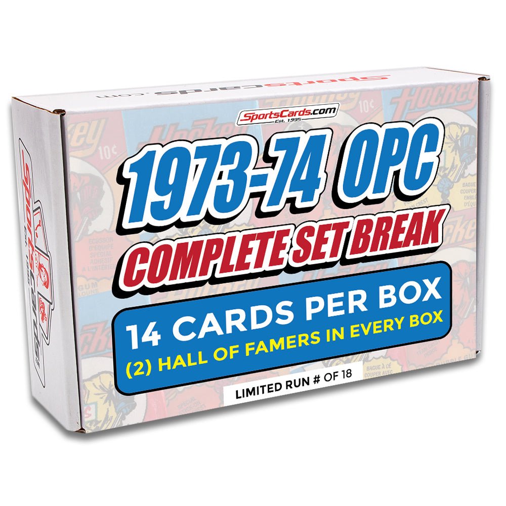 1973-74 O-PEE-CHEE HOCKEY COMPLETE SET BREAK - 14 CARDS PER BOX! 2 HOFERS PER BOX! - Sports Gifts, Sports Memorabilia, Sports Collectibles, Fan Shop
