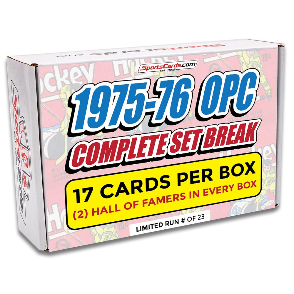 1975-76 O-PEE-CHEE HOCKEY COMPLETE SET BREAK - 17 CARDS PER BOX! 2 HOFERS PER BOX! - Sports Gifts, Sports Memorabilia, Sports Collectibles, Fan Shop