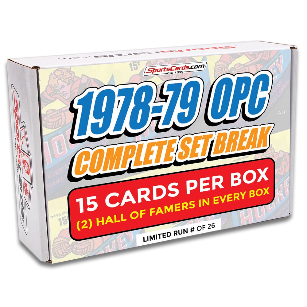 1978-79 O-PEE-CHEE HOCKEY COMPLETE SET BREAK - 15 CARDS PER BOX! 2 HOFERS PER BOX! - Sports Gifts, Sports Memorabilia, Sports Collectibles, Fan Shop