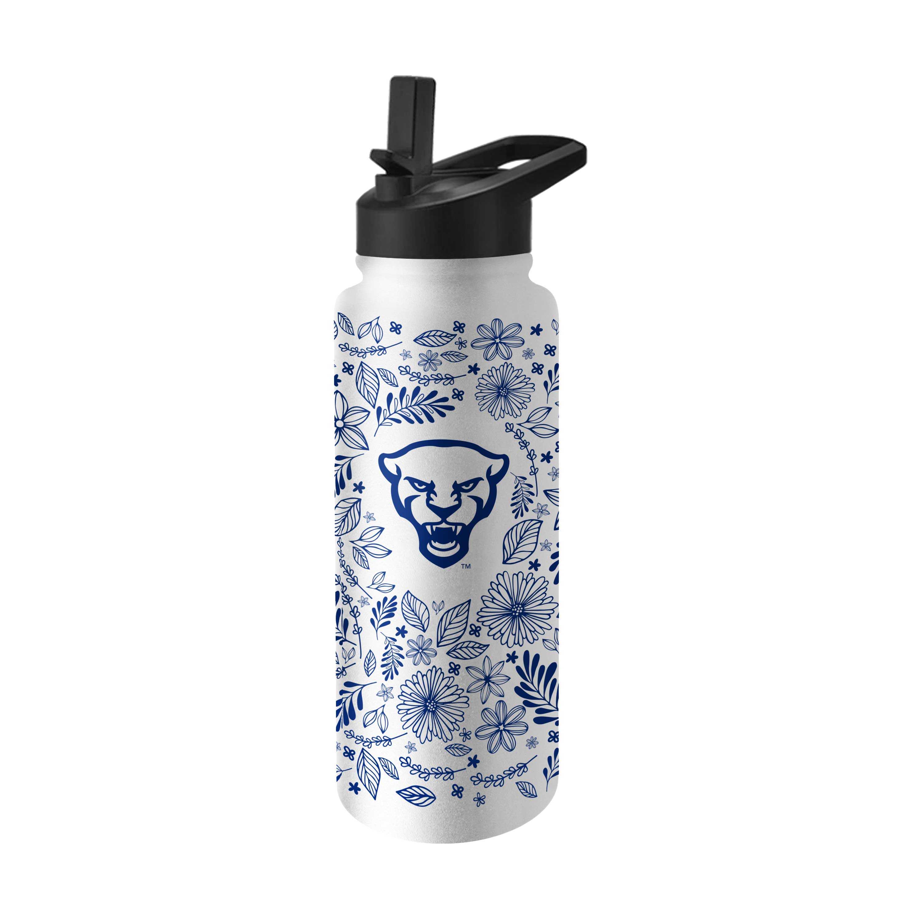 Pittsburgh Quencher Botanical Flip Top Water Bottle