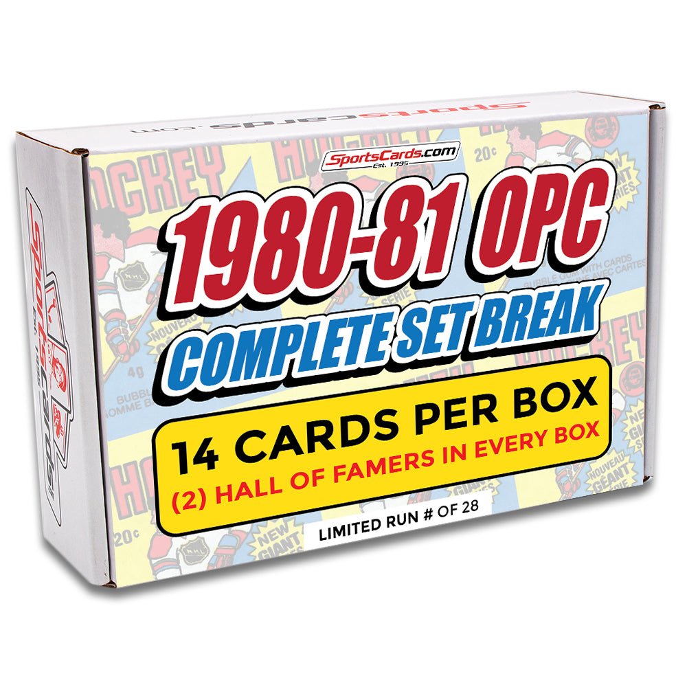 1980-81 O-PEE-CHEE HOCKEY COMPLETE SET BREAK - 14 CARDS PER BOX! 2 HOFERS PER BOX! - Sports Gifts, Sports Memorabilia, Sports Collectibles, Fan Shop