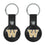 University of Washington Huskies Insignia Black Airtag Holder 2-Pack - Sports Gifts, Sports Memorabilia, Sports Collectibles, Fan Shop