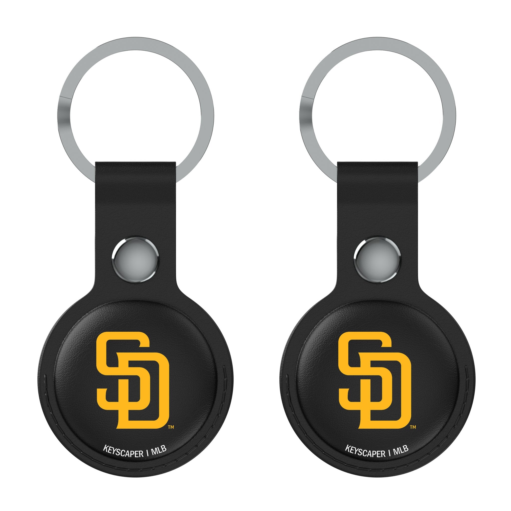 San Diego Padres Insignia Black Airtag Holder 2-Pack - Sports Gifts, Sports Memorabilia, Sports Collectibles, Fan Shop