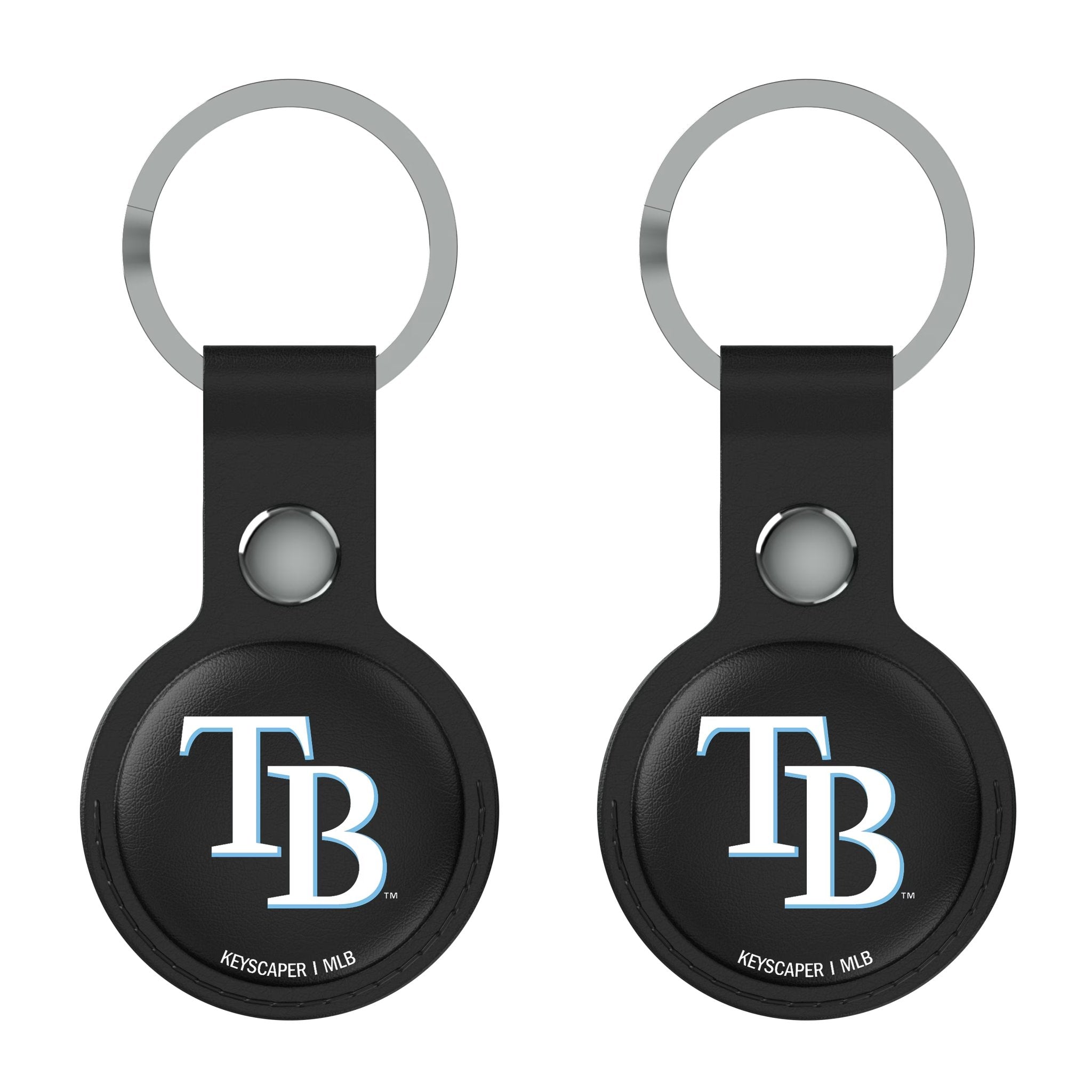 Tampa Bay Rays Insignia Black Airtag Holder 2-Pack - Sports Gifts, Sports Memorabilia, Sports Collectibles, Fan Shop