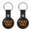 Washington Commanders Insignia Black Airtag Holder 2-Pack - Sports Gifts, Sports Memorabilia, Sports Collectibles, Fan Shop
