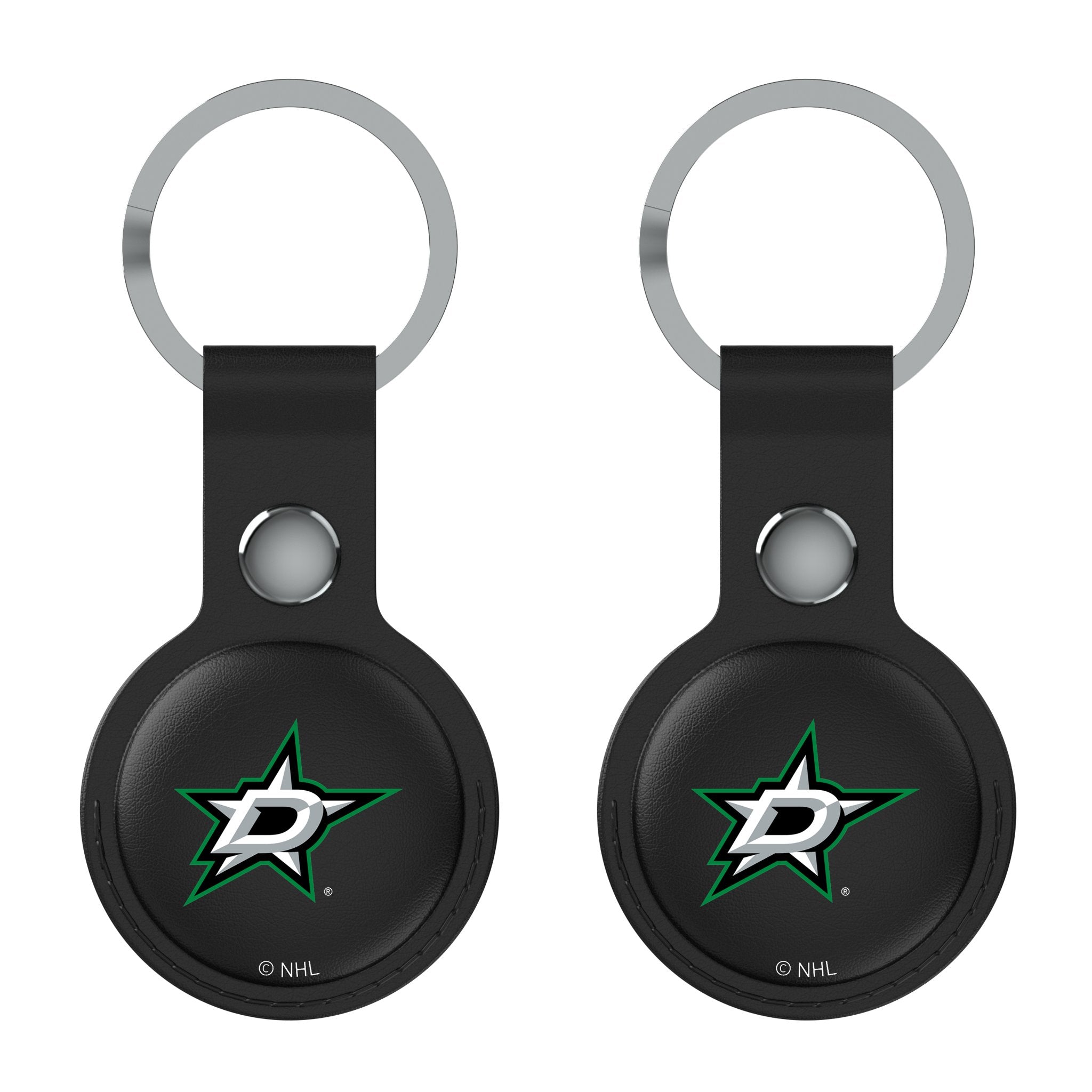 Dallas Stars Insignia Black Airtag Holder 2-Pack - Sports Gifts, Sports Memorabilia, Sports Collectibles, Fan Shop