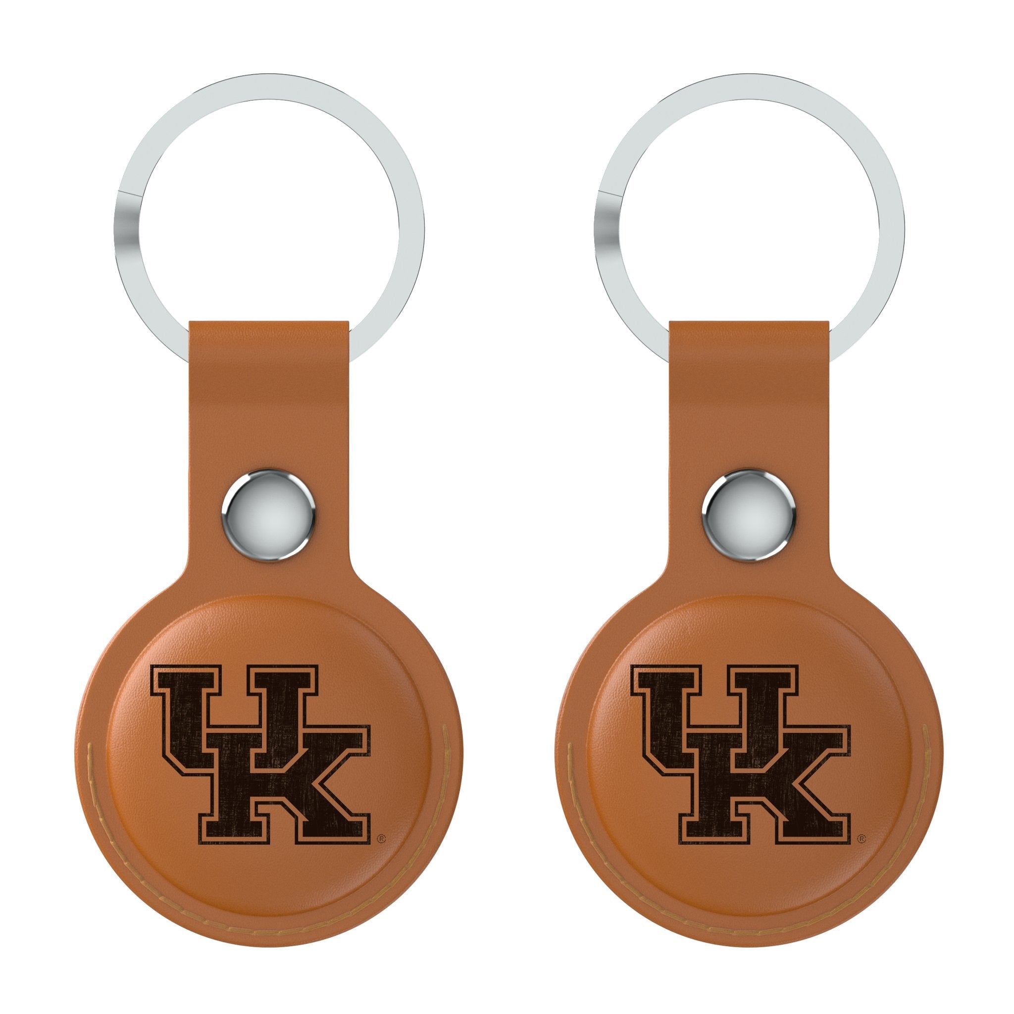 University of Kentucky Wildcats Burn Brown Airtag Holder 2-Pack - Sports Gifts, Sports Memorabilia, Sports Collectibles, Fan Shop