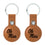 University of Mississippi Rebels Burn Brown Airtag Holder 2-Pack - Sports Gifts, Sports Memorabilia, Sports Collectibles, Fan Shop