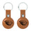 Oregon State University Beavers Burn Brown Airtag Holder 2-Pack - Sports Gifts, Sports Memorabilia, Sports Collectibles, Fan Shop
