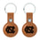 University of North Carolina Tar Heels Burn Brown Airtag Holder 2-Pack - Sports Gifts, Sports Memorabilia, Sports Collectibles, Fan Shop