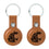 Washington State University Cougars Burn Brown Airtag Holder 2-Pack - Sports Gifts, Sports Memorabilia, Sports Collectibles, Fan Shop