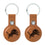 Detroit Lions Burn Brown Airtag Holder 2-Pack - Sports Gifts, Sports Memorabilia, Sports Collectibles, Fan Shop