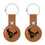 Houston Texans Burn Brown Airtag Holder 2-Pack - Sports Gifts, Sports Memorabilia, Sports Collectibles, Fan Shop