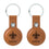 New Orleans Saints Burn Brown Airtag Holder 2-Pack - Sports Gifts, Sports Memorabilia, Sports Collectibles, Fan Shop