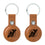 New Jersey Devils Burn Brown Airtag Holder 2-Pack - Sports Gifts, Sports Memorabilia, Sports Collectibles, Fan Shop