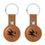 San Jose Sharks Burn Brown Airtag Holder 2-Pack - Sports Gifts, Sports Memorabilia, Sports Collectibles, Fan Shop