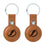 Tampa Bay Lightning Burn Brown Airtag Holder 2-Pack - Sports Gifts, Sports Memorabilia, Sports Collectibles, Fan Shop