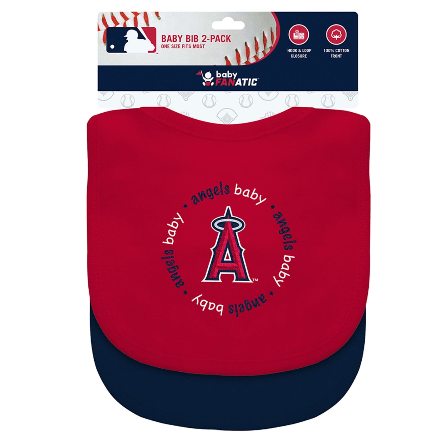 Los Angeles Angels Baby Bibs 2-Pack - Sports Gifts, Sports Memorabilia, Sports Collectibles, Fan Shop