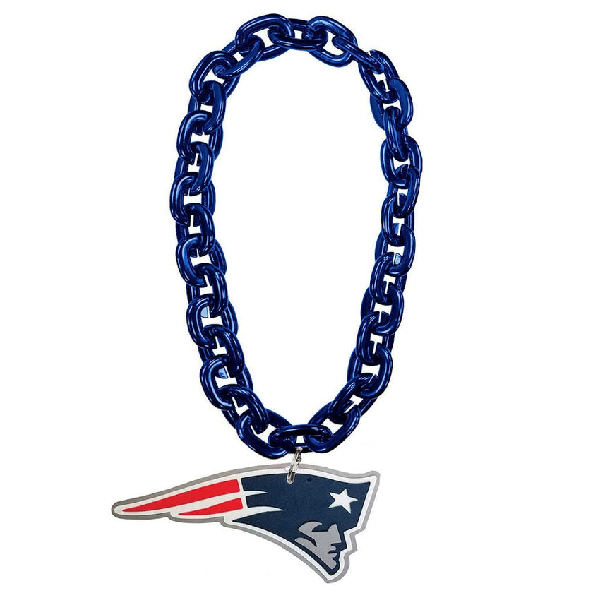 New England Patriots(BLUE) FAN CHAIN - Sports Gifts, Sports Memorabilia, Sports Collectibles, Fan Shop