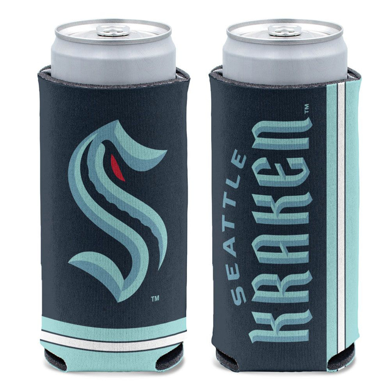 Seattle Kraken Can Cooler Slim Can Design - Sports Collectibles, Sports Memorabilia, Sports Fan Shop, Sports Gifts