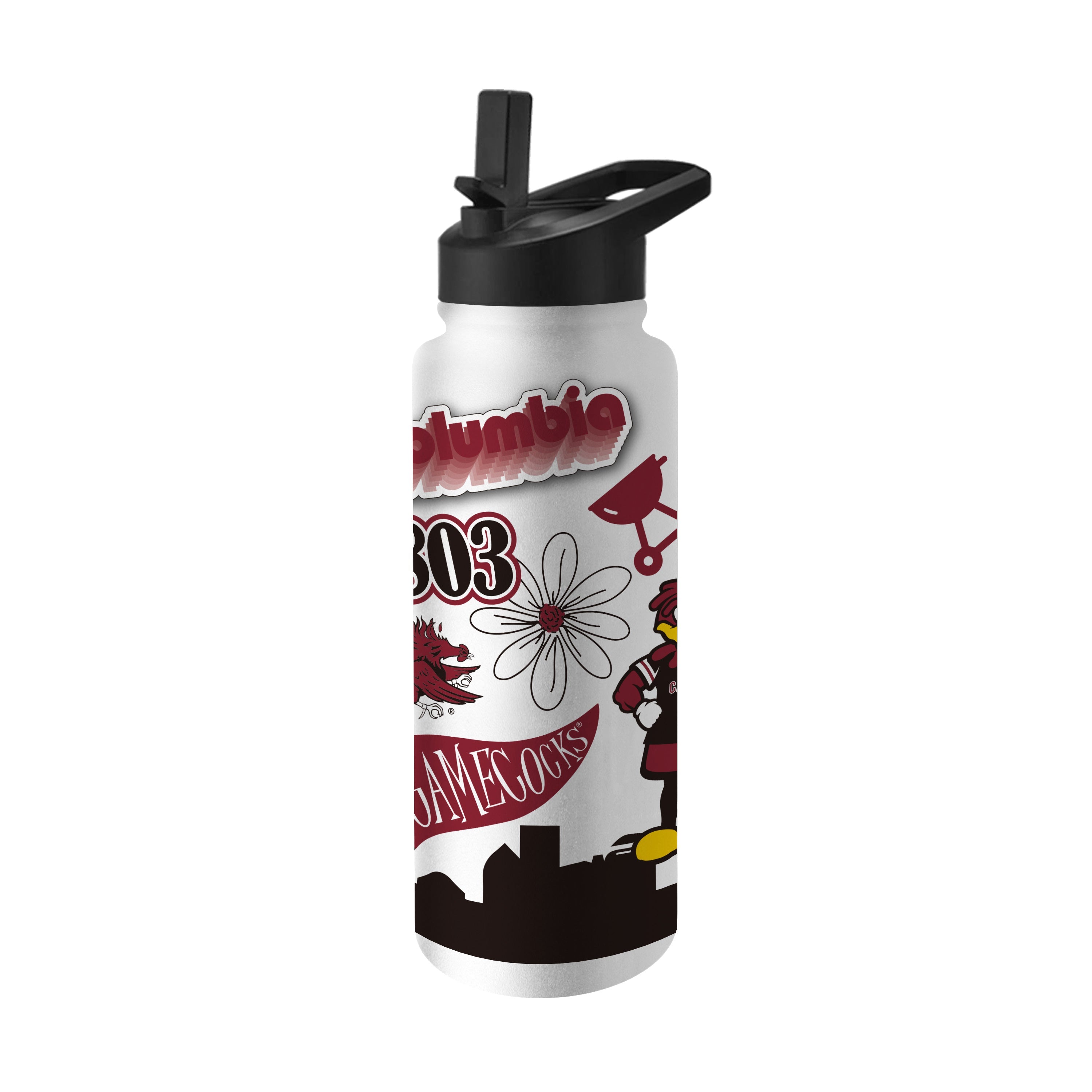 South Carolina 34oz Native Quencher Bottle