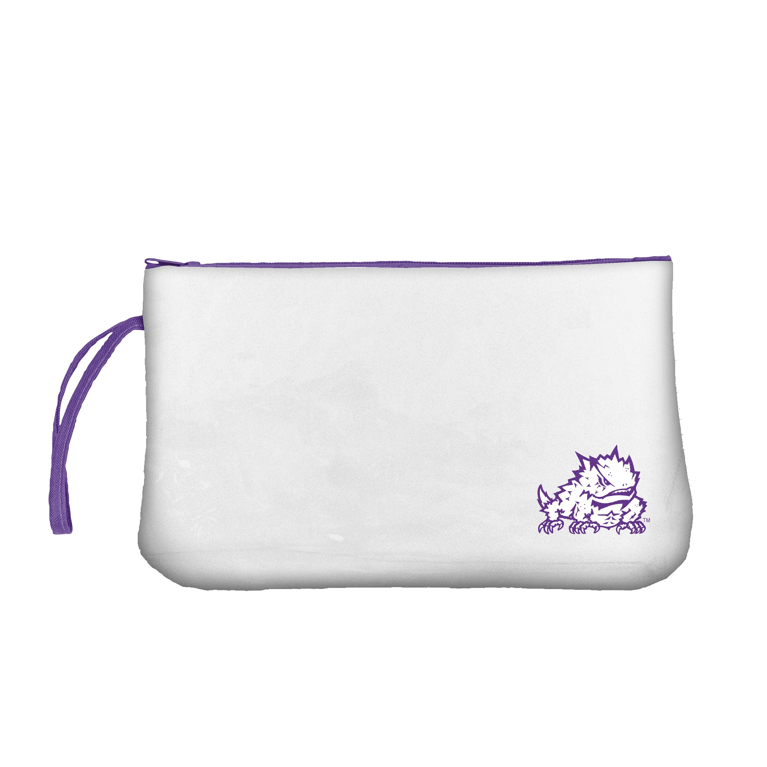 TCU Clear Wristlet