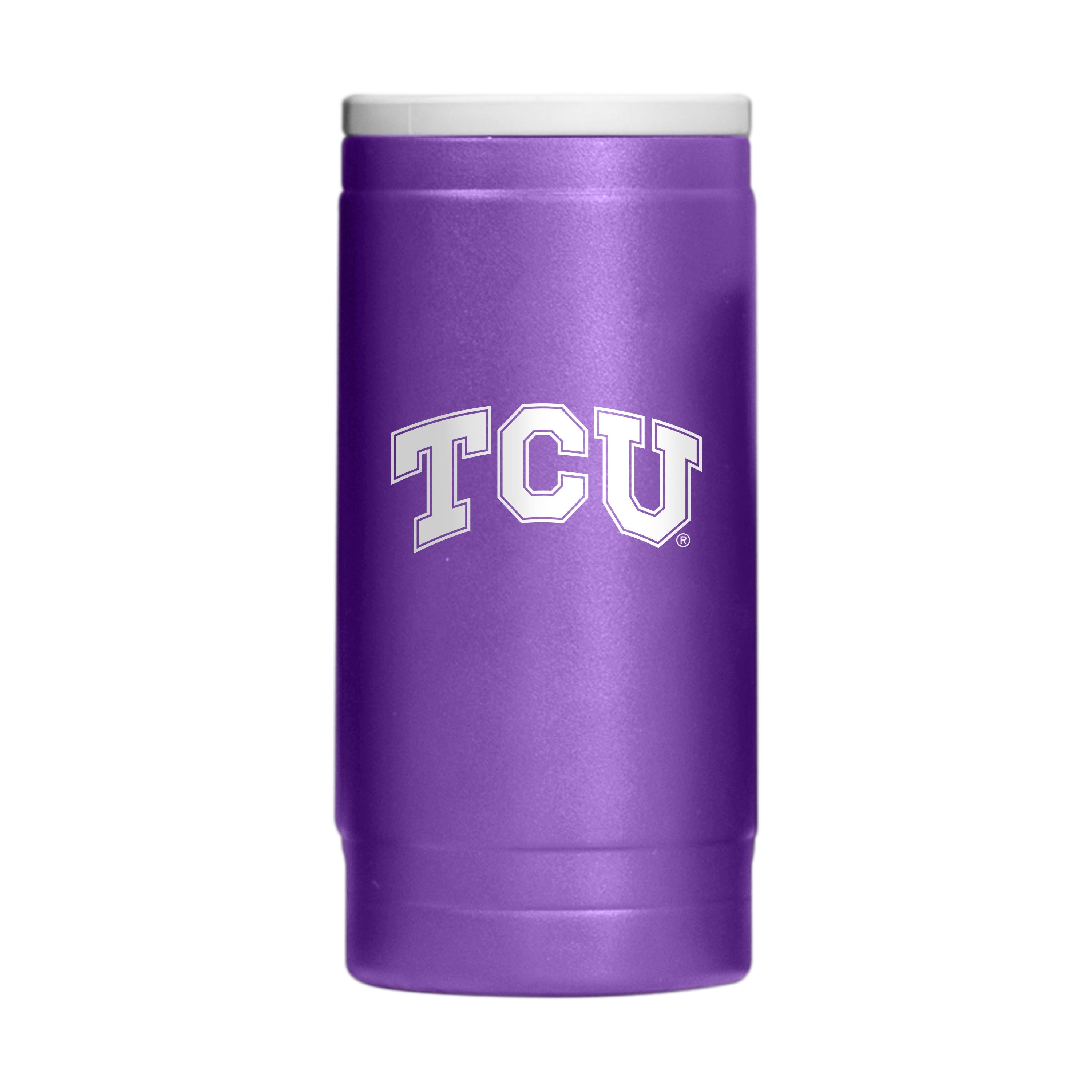 TCU 12oz Flipside Powder Coat Slim Can Coolie